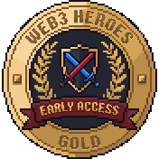 The Web3 Heroes Early Access badge